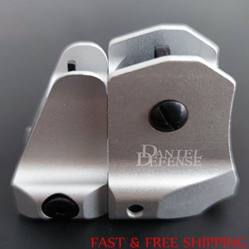 1 Flip-up Low Profile Metal Sight Folding Iron Sights Front & Rear Set D & D - Picture 2 of 9