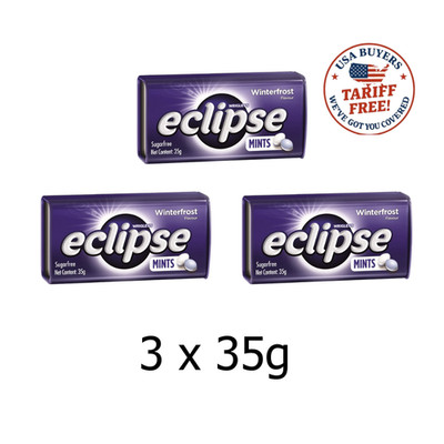 3 Pack Wrigley s Eclipse Winterfrost 35g Sugar-Free Mints