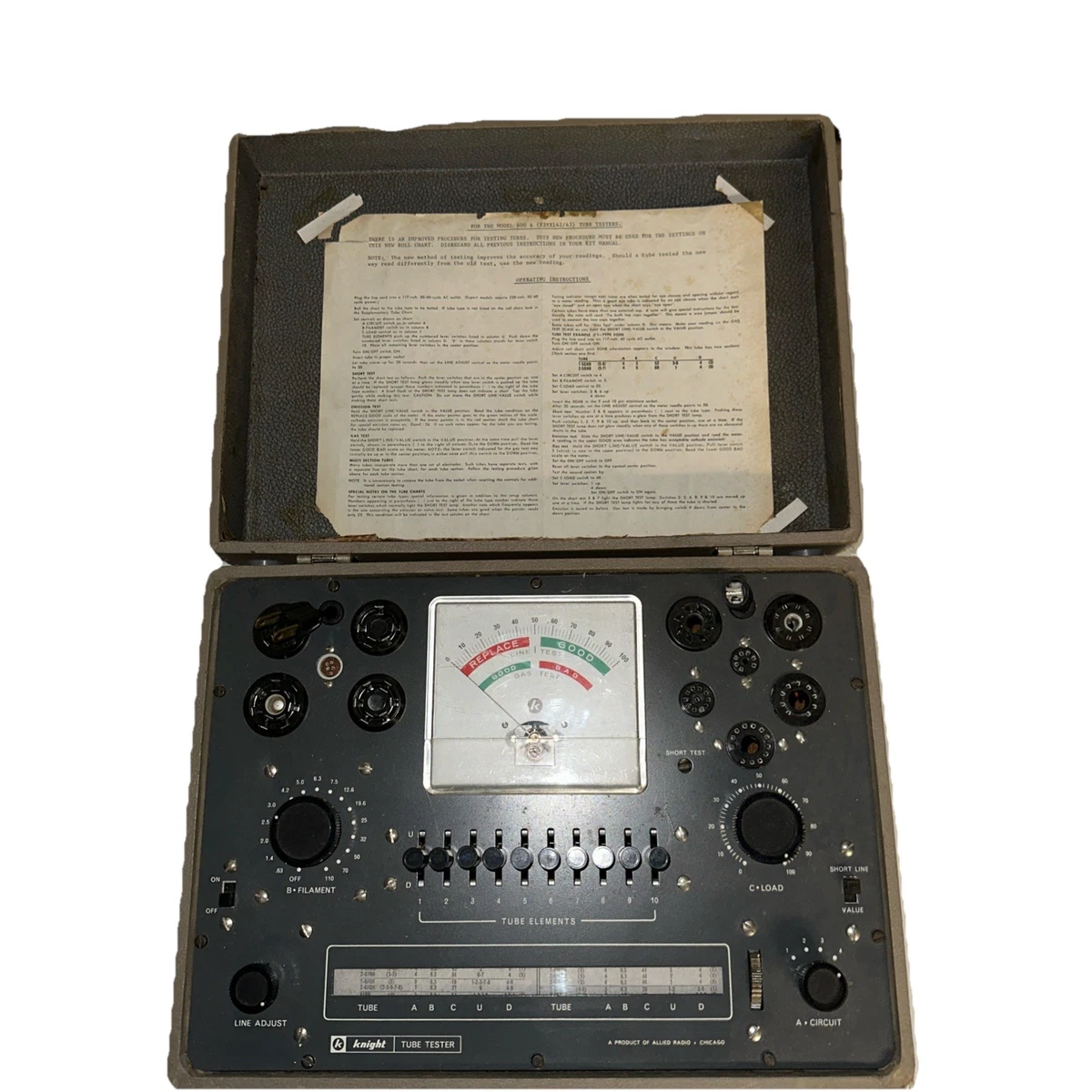 Knight Vacuum Tube Testers for sale - eBay