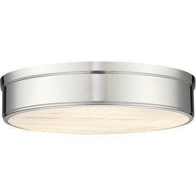 Z-Lite 1944F22-PN-LED Anders Flush Mount Polished Nickel