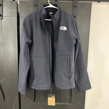 The North Face Apex Bionic Jacket Mens Medium Navy Soft-shell Fleece Lined