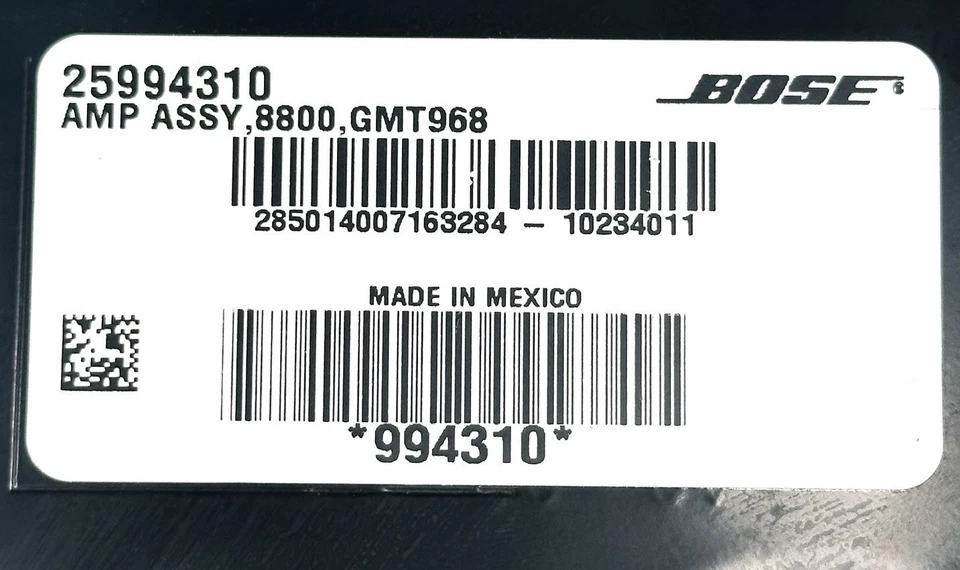 Amplificador estéreo radio audio GMC Acadia Traverse Bose 2010-2016 25994310 OEM Foto 3 de 4