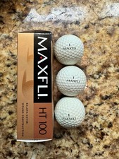 Maxfli HT 100 Tour Balata -Original Sleeve with 3 golf balls - Rare Collectible 