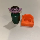Vintage Fisher Price Little People Muppets Inc Seasame St 1973 Count Figure