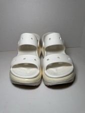 Pre-Owned | Women | White Platform Crocs | Size: 8 (US) |
