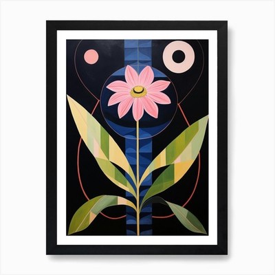 Oxeye Daisy 2 Hilma Af Klint Inspir Framed Wall Art Poster Canvas Print Picture