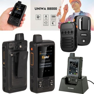 Global 4G LTE Android Rugged Cell Phone ZELLO Outdoor Waterproof UNIWA B8000