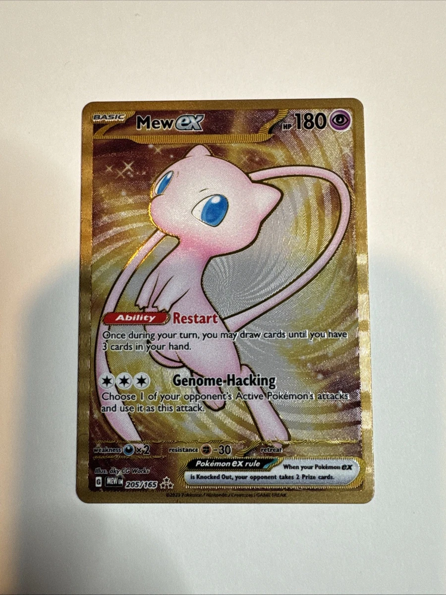mew ex pokemon card value Condition: A-〕[SV2a] Mew ex 205/165〈SAR〉 – Buy Online at Omotenashi TCG main image 0