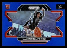 2022 Panini Prizm WWE #92 Valentina Feroz Blue #/199