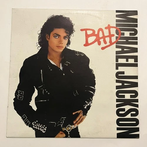 MICHAEL JACKSON - BAD - 1987 MEXICAN LP ALBUM WOC + INSERT + INNER SLEEVE