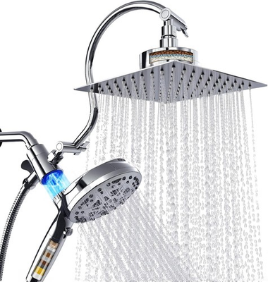 #ad HammerHead Showers® Solid Metal Handheld Shower Head 2.5 GPM Brushed Nickel $74.95