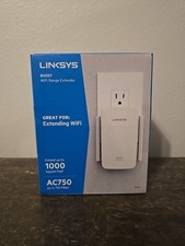 Linksys Boost Wi-Fi Range Extender AC750 Up To 750 Mbps Extend Up To 1000 Sq Ft
