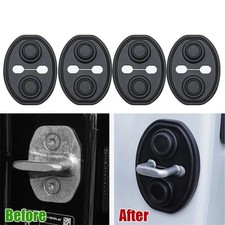 4pcs Silicone Car Auto Door Lock Cover Door Latch Protection