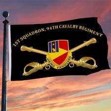 1st Squadron, 94th Cavalry Regiment US Army Military Flag 3x5Feet Man Cave Decor