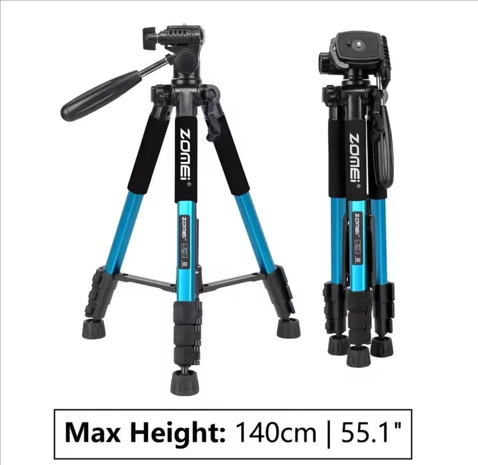 US ZOMEI Q111 Heavy Duty Camera Tripod Pan Head Travel Stand for DSLR Camera DV - Image 2 of 4