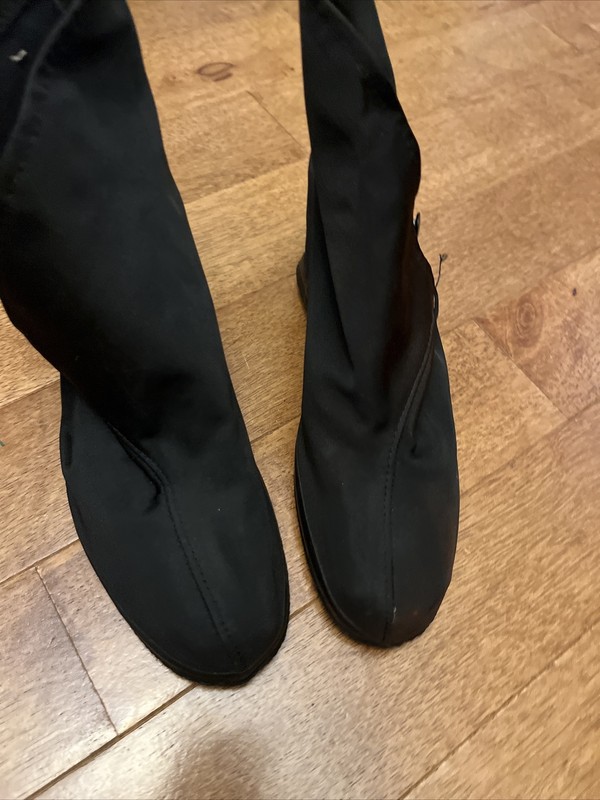 Women's 40s50s Black Ball Band Overshoe Galoshes Sz 8 1940s-1950s Boots Vintage