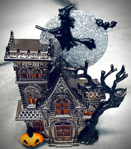 Haunted House with Flying Witch Nightlight Wallflower Bath & Body Works Plug In - Picture 3 of 8