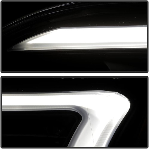 For 2005-2007 Scion tC LED Tube Black Headlights Headlamps Pair Left+Right - Picture 6 of 7