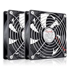 120mm X 25mm Brushless Dc Cooler Case Cooling Fan 12v 2pin 2 Pack