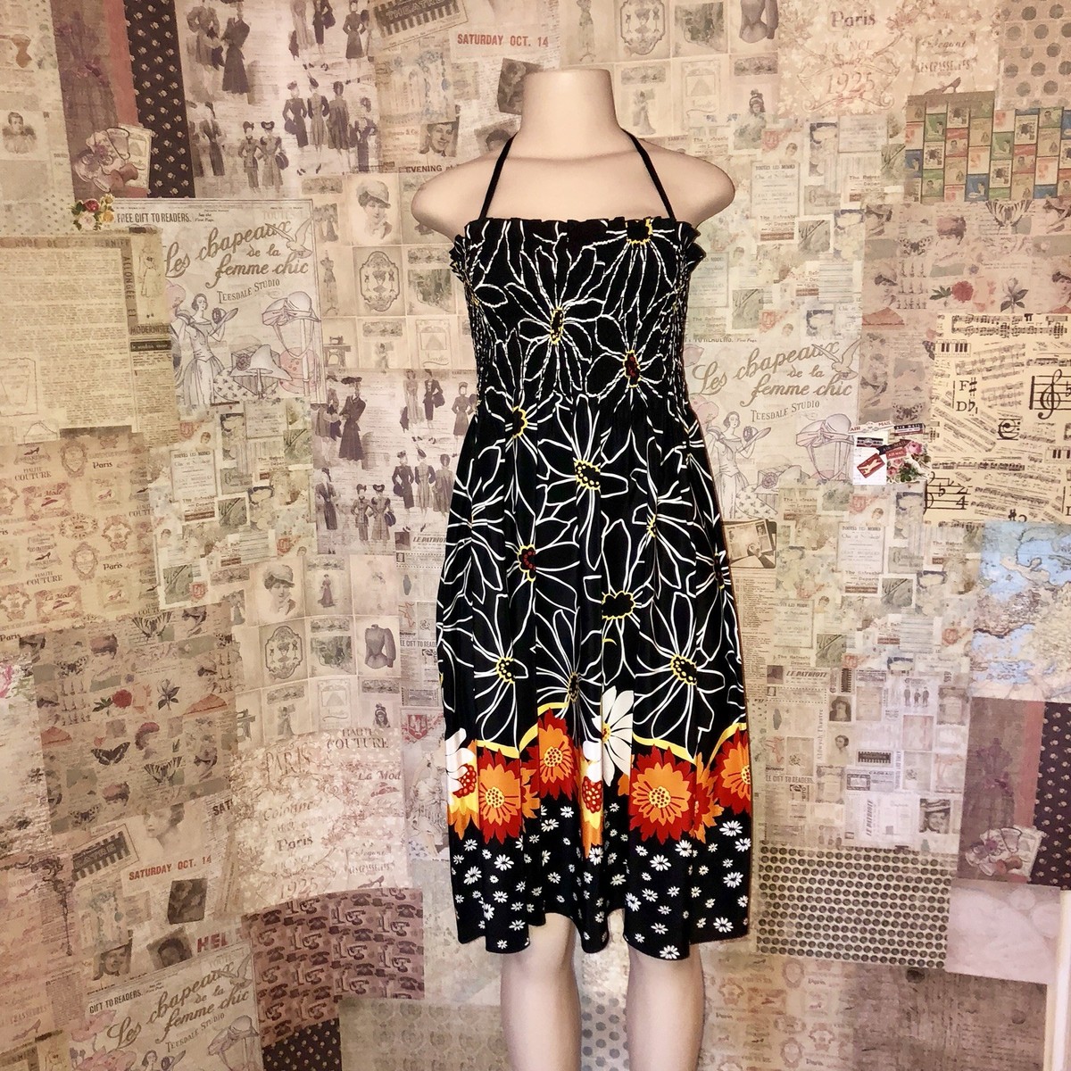 daisy silk dresses DaisySilk Silk Floral Sleeveless Midi Dress for Women Floral Print / XXS
