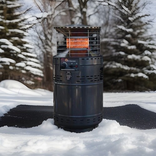 Mr. Heater 30,000 BTU Radiant Propane Low Profile Outdoor Patio Heater