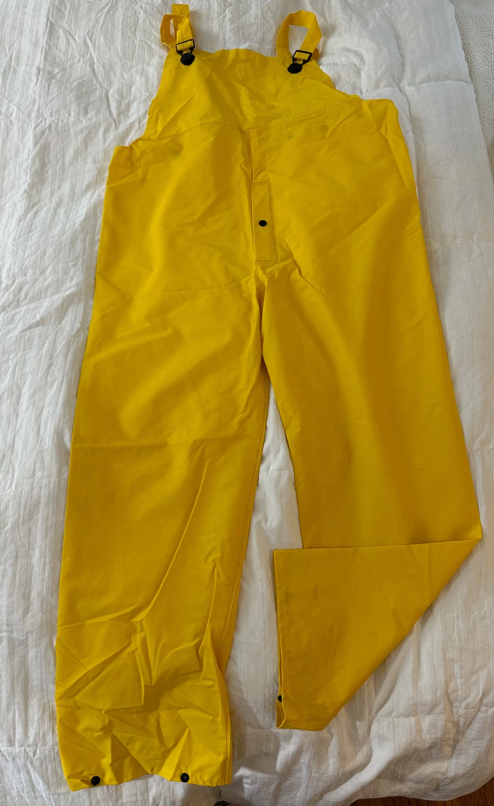 YELLOW PVC Rain Pants Bib L