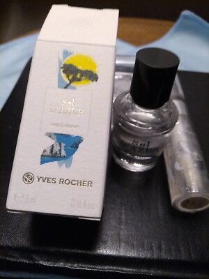 Yves Rocher SEL D'AZUR eau de parfum NEW 5ml /0,16 fl oz. Citrus scent,got bonus