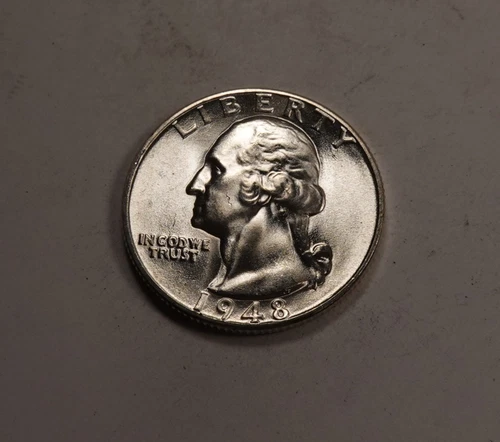 1948 Washington Quarter * Gem BU++ * 90% Silver * XQ372
