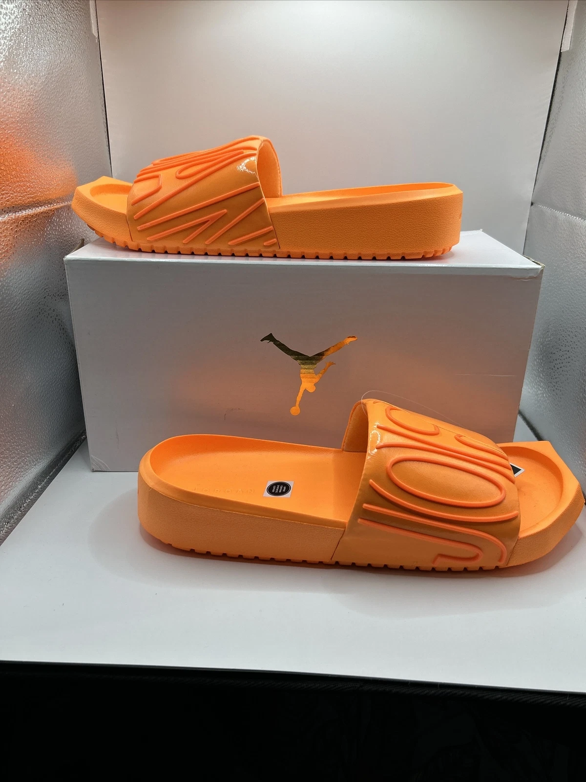 SIZE 10 JORDAN WOMEN'S NOLA SLIDE CZ8027 Orange NEW with TAGS