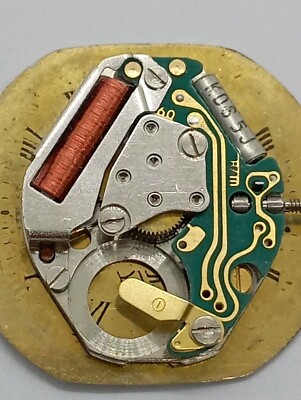 HP 6060 quartz Movement Parrenin France NOS Working Stem Crown