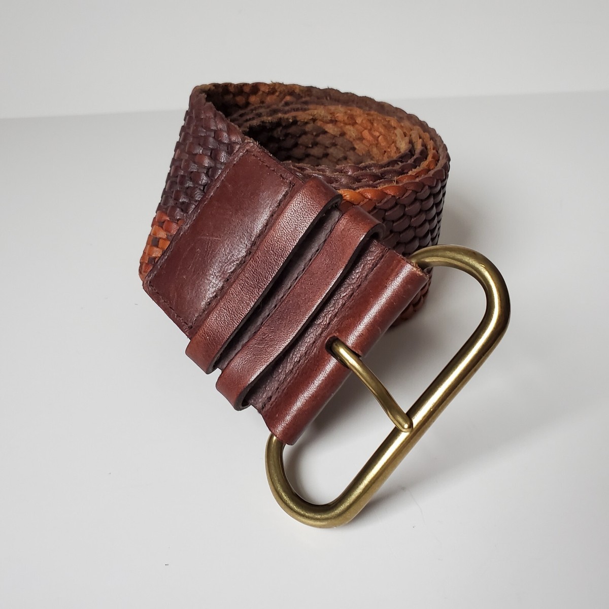American Eagle Size Small Brown Genuine Leather Braided  display picture 3