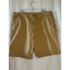 Carhartt Relaxed Fit Carpenter Shorts Work Utility Tan Size 42