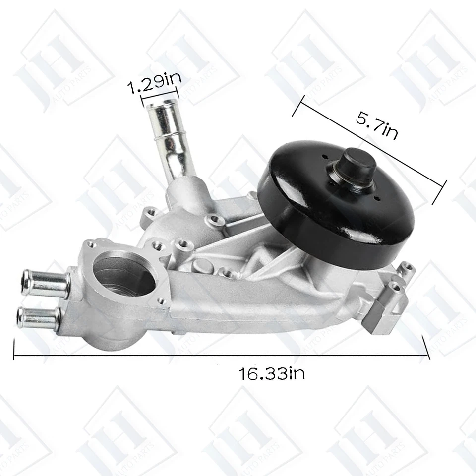 OE Engine Water Pump w/ Thermostat Gasket for Chevy Tahoe GMC Yukon Buick Isuzu - Image 2 of 4