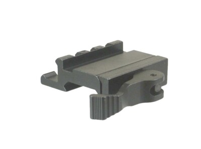 Quick Detach Release Picatinny Offset Mount, 45 Degree, 3 Slots Rail Mount