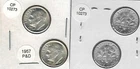 1957 P & D Silver Dimes Actual Photo 2 Coins Included CP10273