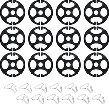 24PCS Seat Covers for Cars Hooks,12 Plastic Car Cover Chucks + 12 Metal... 
