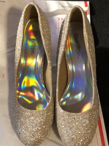silver slipper shoes