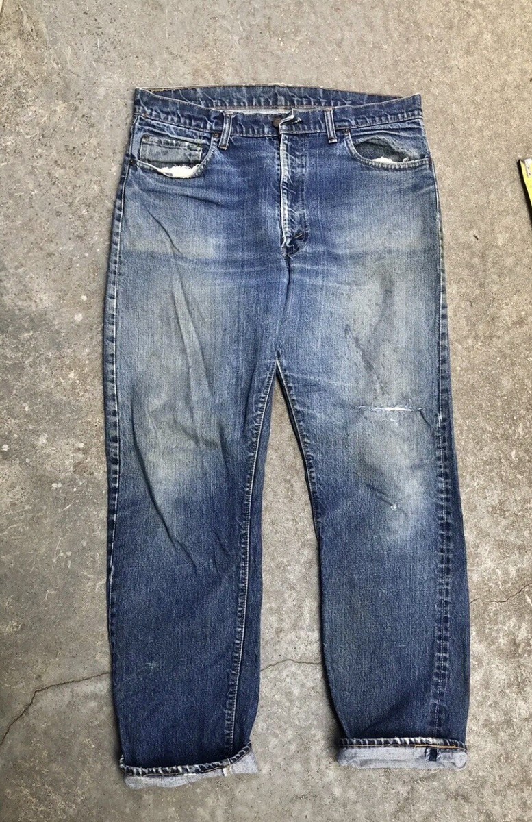 Vintage LEVIS Jeans BIG E TALON Zipper fly Denim 505 Vintage LEVIS Jeans BIG E TALON Zipper fly Denim 505