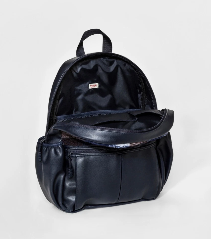 Mochila para mujer Mossimo Buffalo-Check imitación piel azul marino/ceja NUEVA Foto 4 de 4