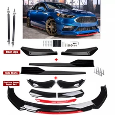 For Ford Fusion Front Bumper Lip Spoiler Splitter Body Kit /Side Skirt /Rear Lip