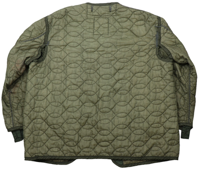 1968 Vietnam Era Medium Cold Weather M65 Coat Liner OD Green Field