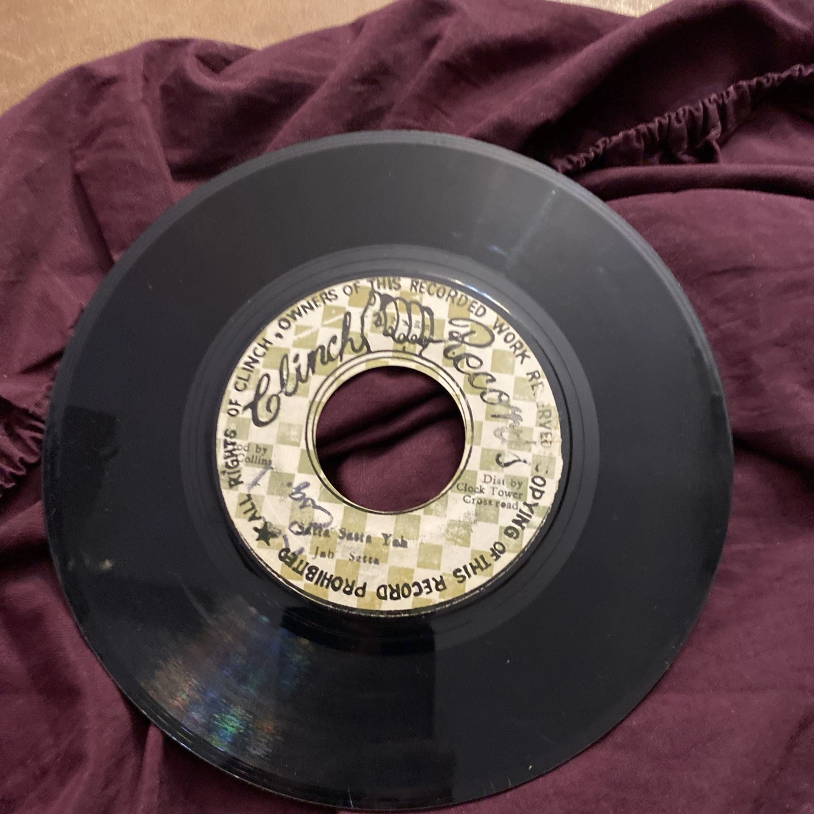 Jah Satta - Satta Me No Born Yah (7") (Very Good (VG)) - 146396343 image 9