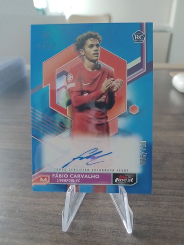 2022-23 Topps Finest UEFA Club Competitions - Autographs Fabio Carvalho #A-FC...