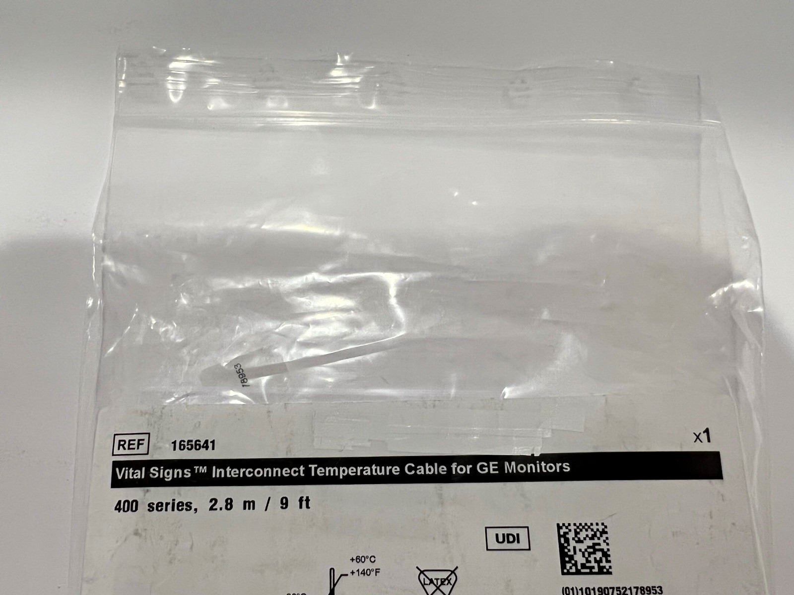 Vyaire Vital Signs Interconnect Temperature Cable for GE Monitors Ref 165641 NEW