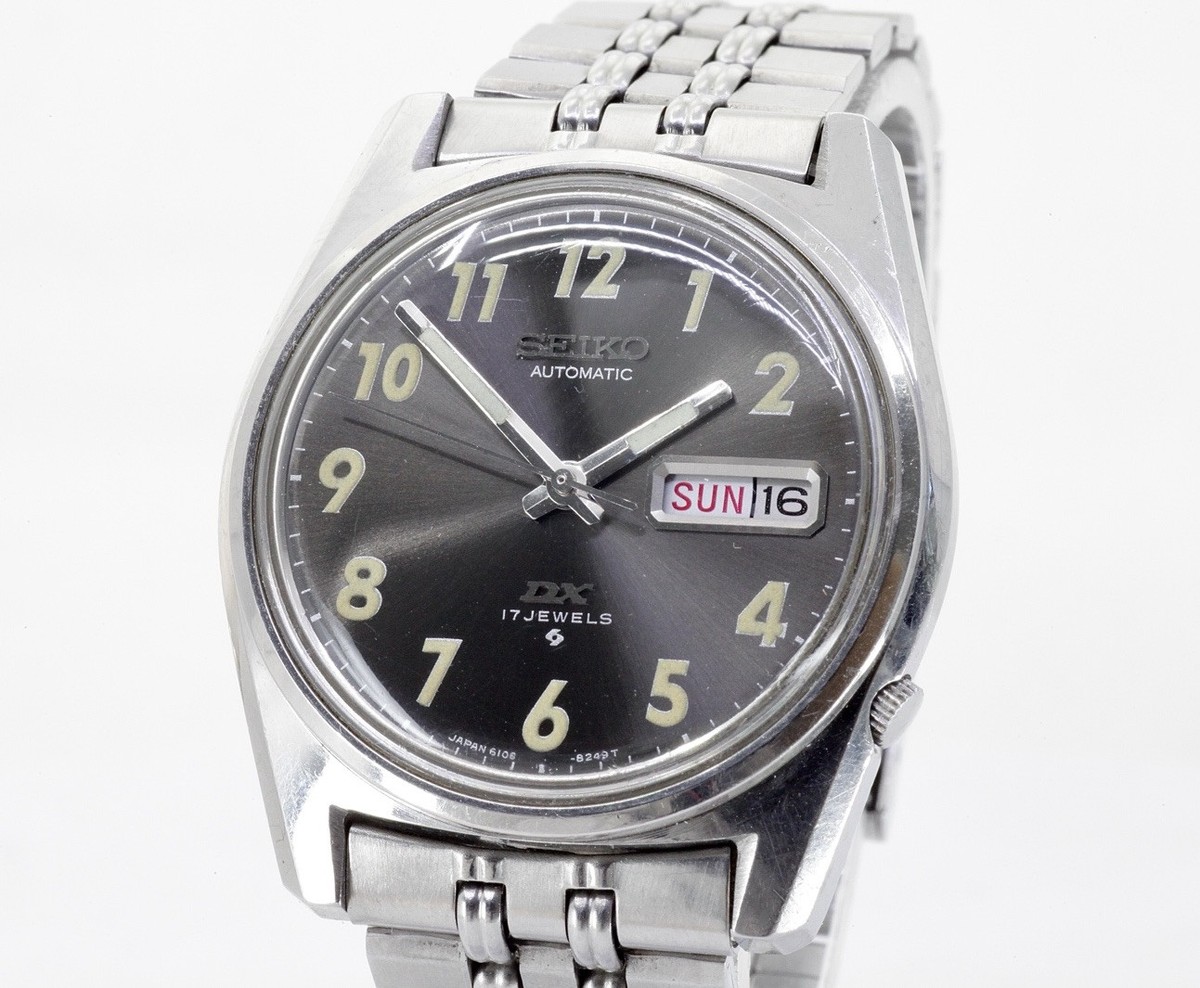SEIKO 腕時計 VTG 69' SEIKO DX 6106-8219 SERVICED AUTOMATIC WATCH JAPAN J1