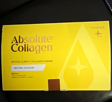Absolute Collagen Crystal Clarity Powder 8000mg Neutral Flavour Hair Skin Nails