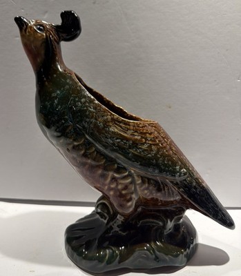 MCM 1950 s American Bisque Pottery Co. Quail Ceramic Planter