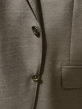 Canali Capri M lange Twill Solid Slim Fit Suit Jacket EU 52R US 42R Navy Blue