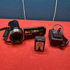 JVC Everio GZ-E200BU Full HD SD Camcorder 40X Optical Zoom Touch Screen TESTED
