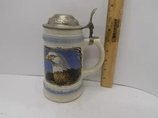 Gerz “Spacious Skies” “America The Beautiful” Eagle Beer Stein Tankard 🦅